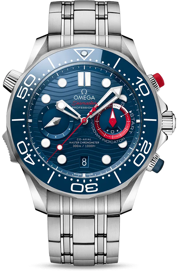 Omega Seamaster Diver 300M 210.30.44.51.03.002 44mm Stainless steel Blue