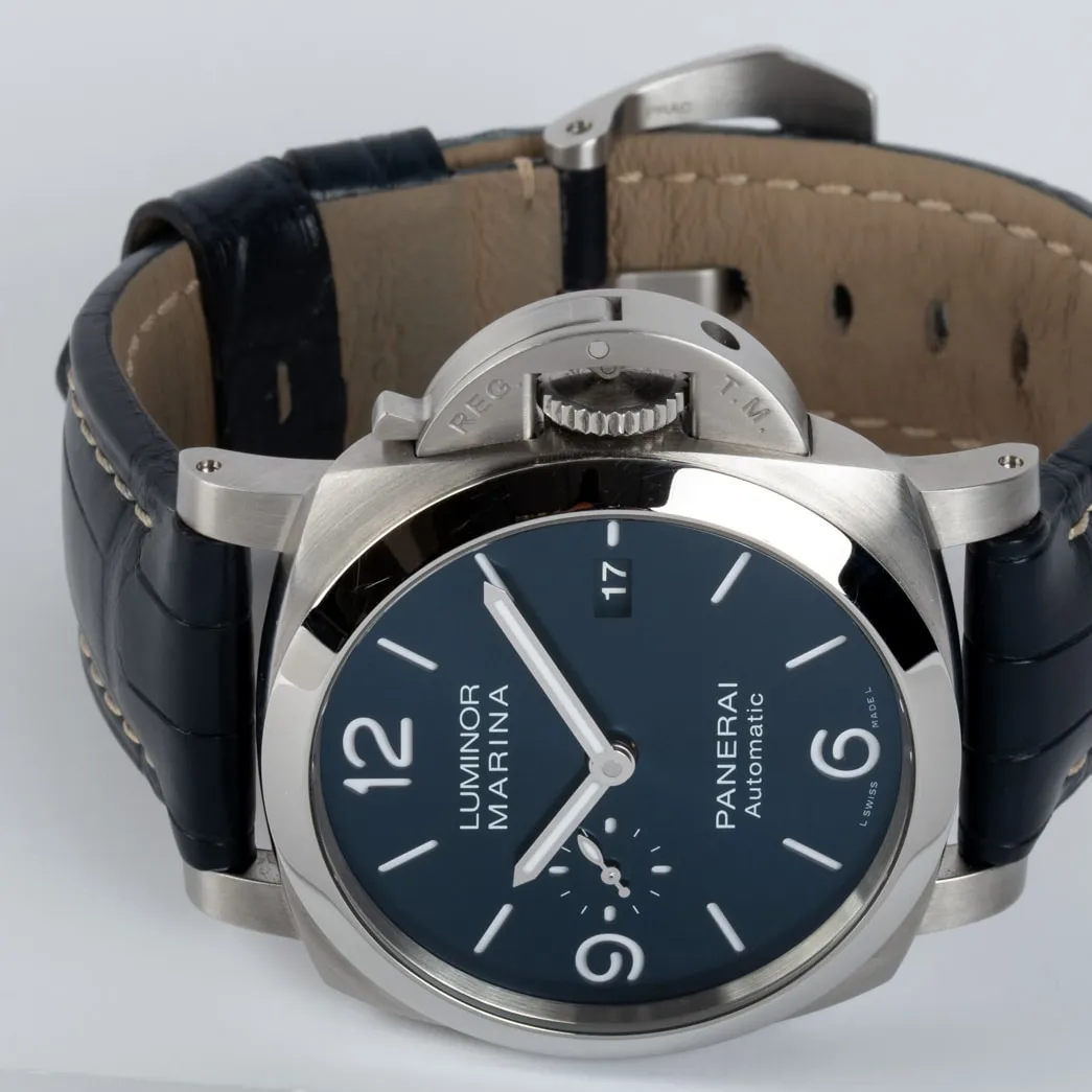 Panerai Luminor 1950 PAM01313 44mm Stainless steel Blue 2