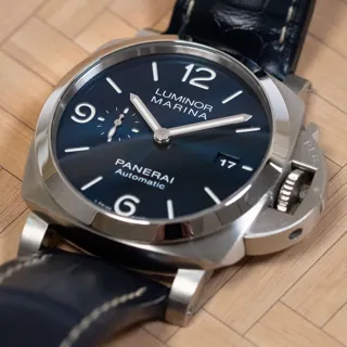 Panerai Luminor PAM01313 Stainless steel Blue