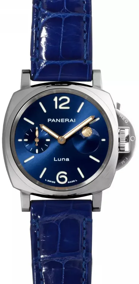 Panerai Luminor Due PAM 01179 38mm Stainless steel Blue