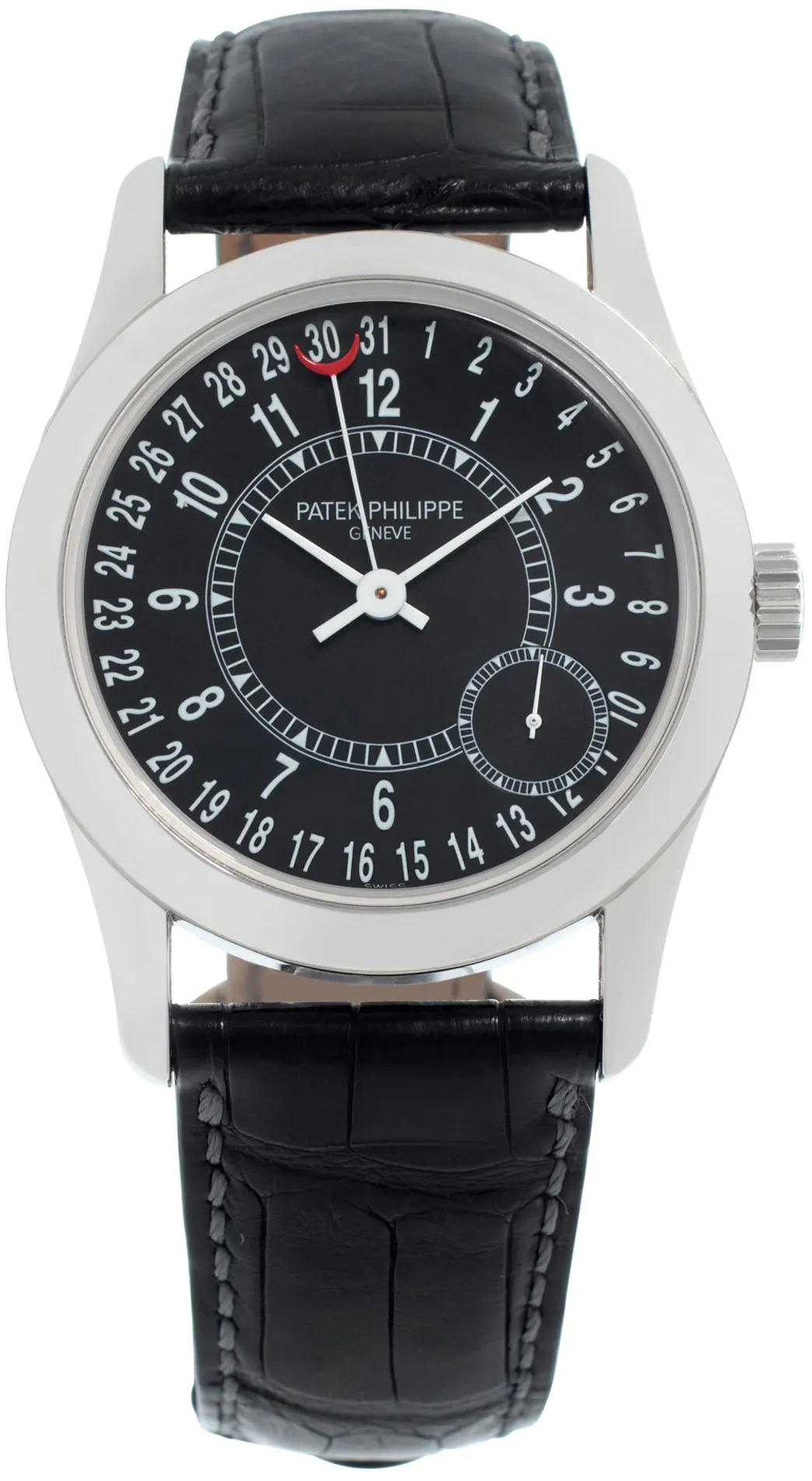 Patek Philippe Calatrava 6000G 37mm White gold Black