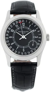 Patek Philippe Calatrava 6000G 18k white gold Black