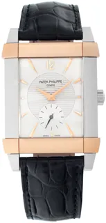 Patek Philippe Gondolo 5111PR Platinum and 18k rose gold White