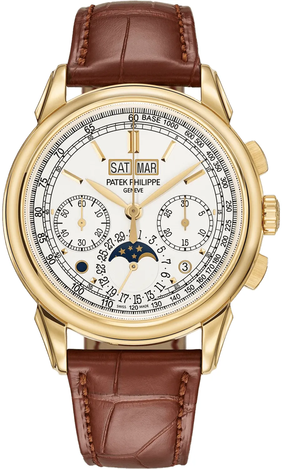 Patek Philippe Perpetual Calendar Chronograph 5270J-001 41mm Yellow gold Silver