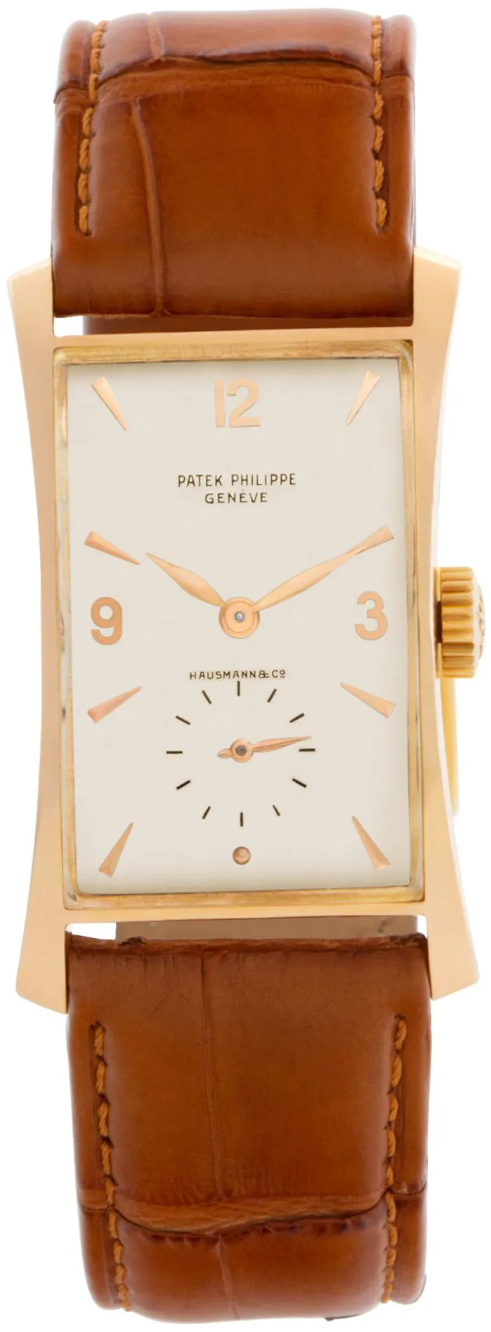 Patek Philippe Hour Glass 1593 Rose gold Silver