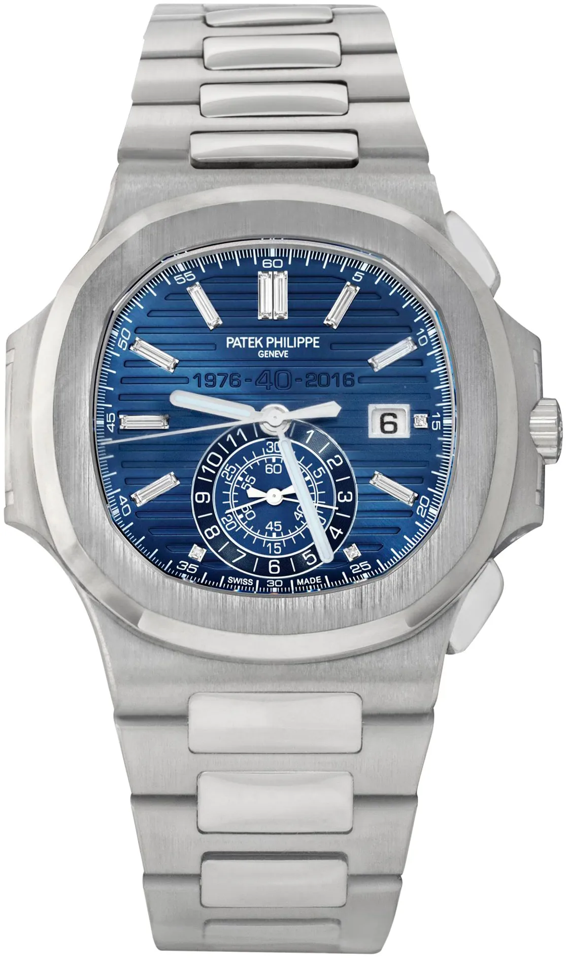 Patek Philippe Nautilus 5976/1G-001 44mm White gold Blue