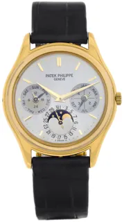 Patek Philippe Perpetual Calendar 3940 18k yellow gold Silver