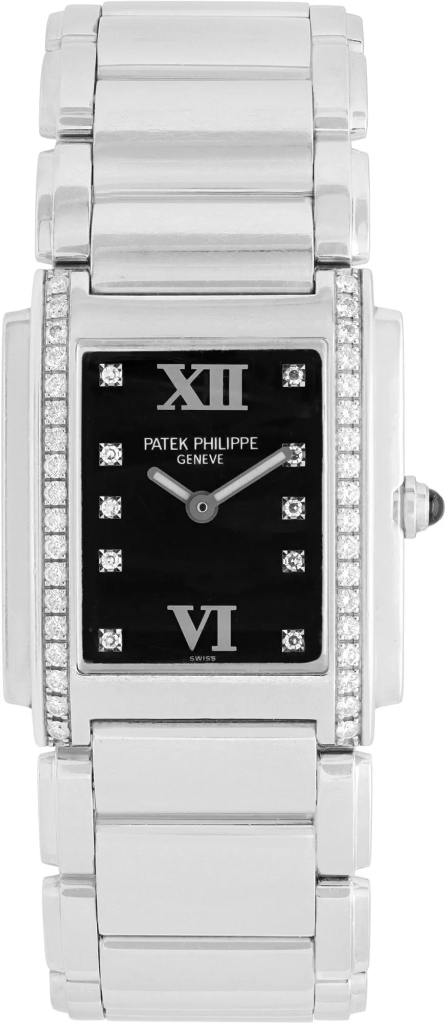 Patek Philippe Twenty~4 4910/10 25mm Stainless steel Black