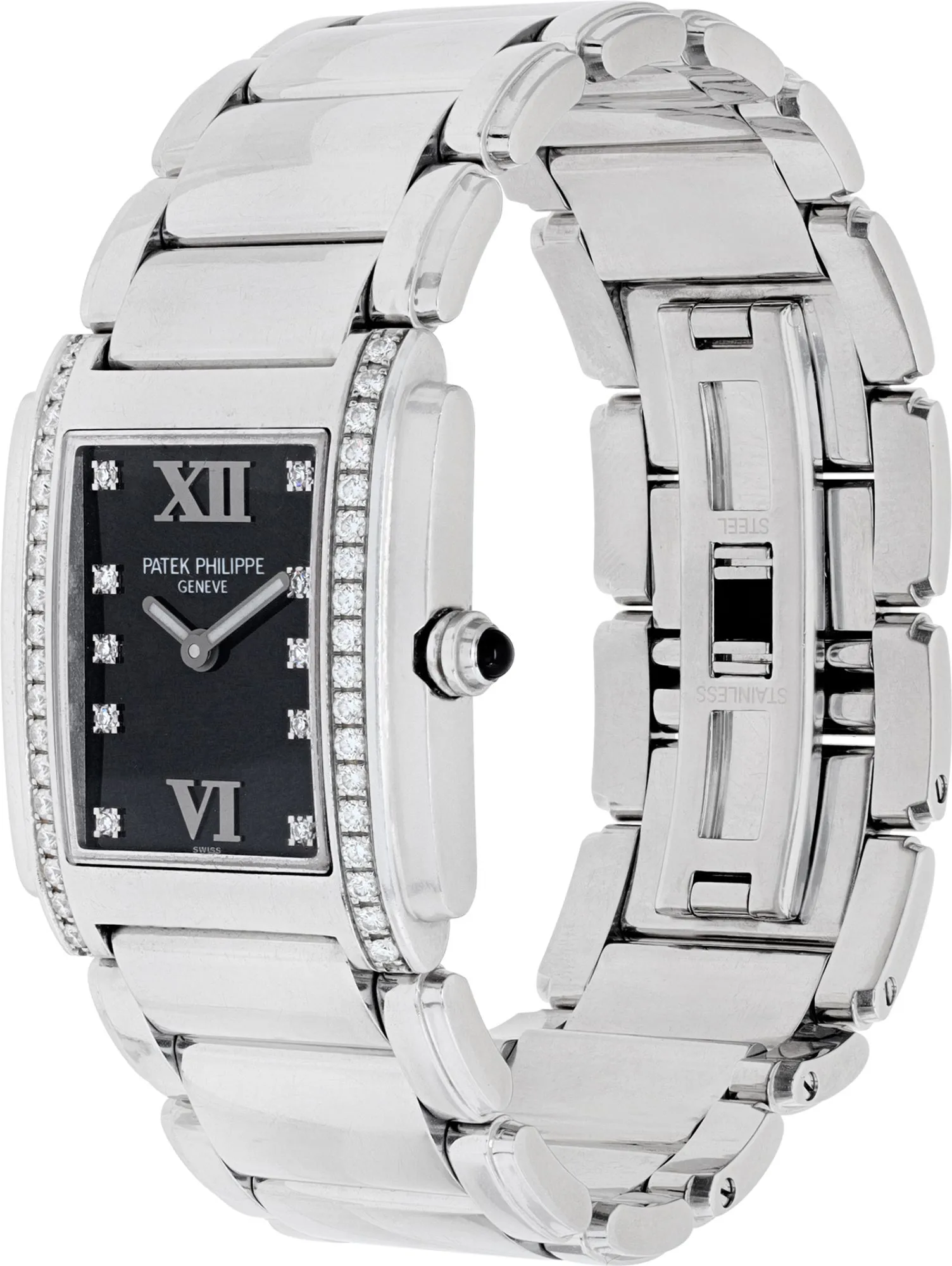 Patek Philippe Twenty~4 4910/10 25mm Stainless steel Black 1