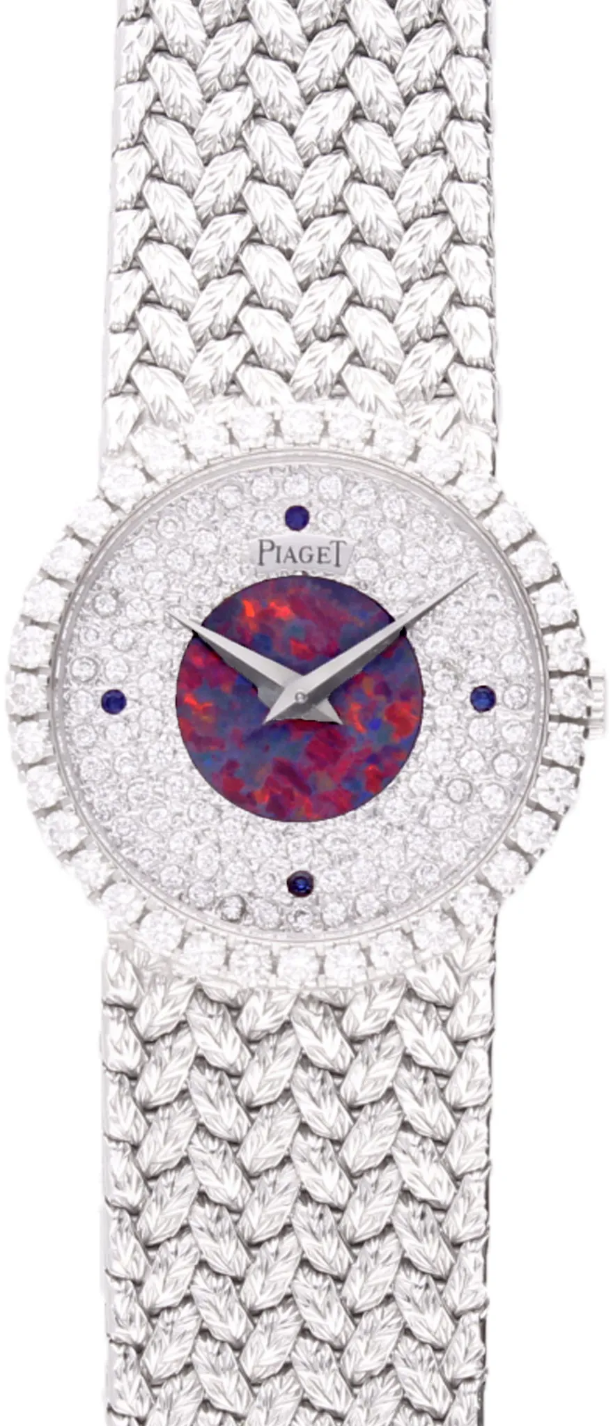 Piaget 9706 D2 24mm White gold and Opal