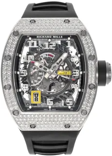 Richard Mille RM 030 RM30 Titanium and 18k white gold Skeletonized