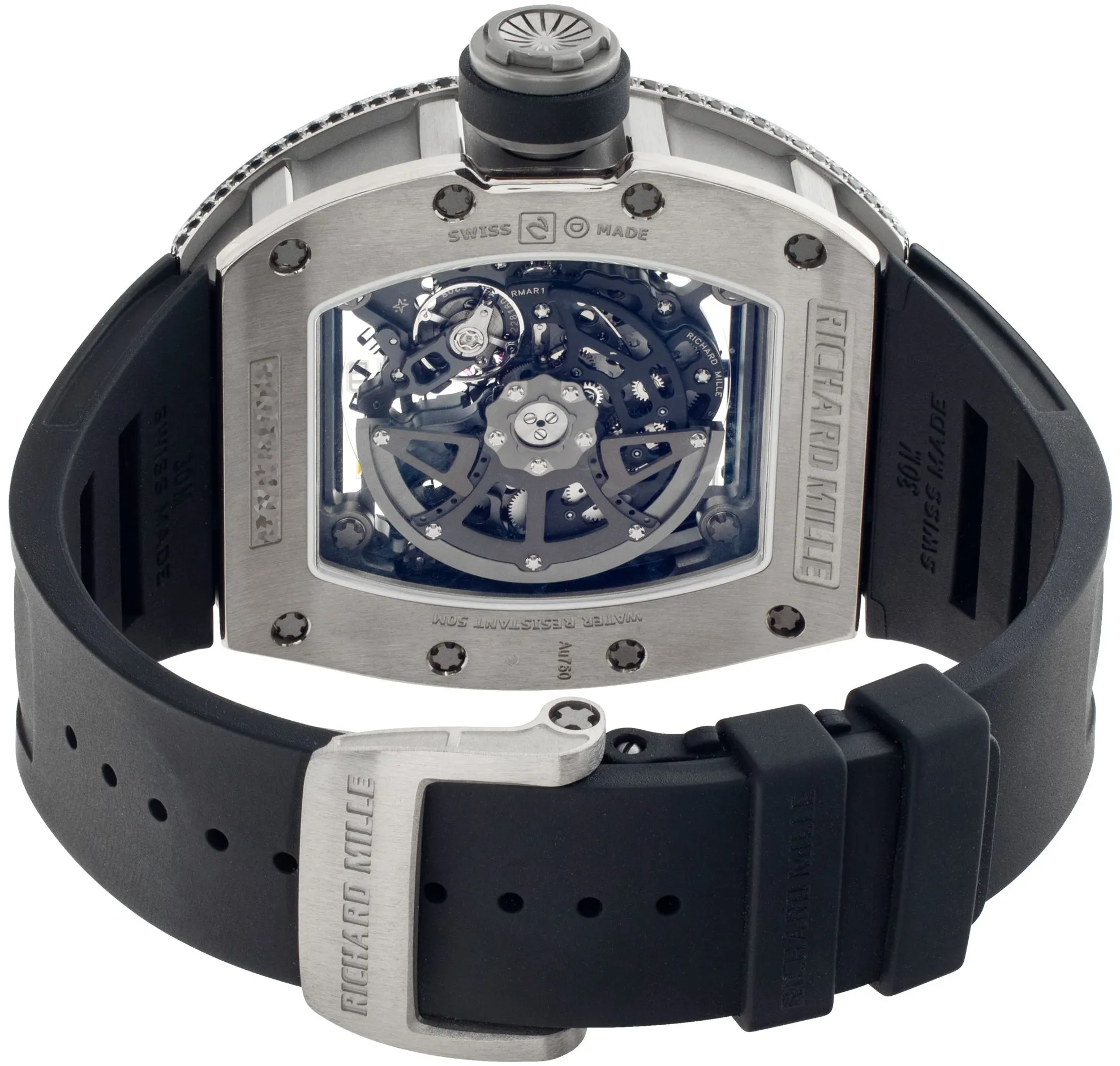 Richard Mille RM 030 RM30 43mm Titanium and White gold and 18k white gold Skeletonized 3