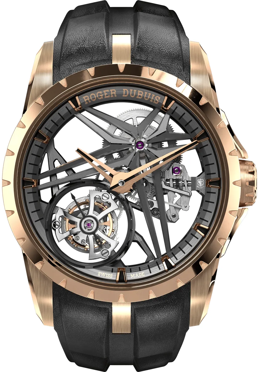 Roger Dubuis Excalibur RDDBEX0836 42mm Rose gold Gray