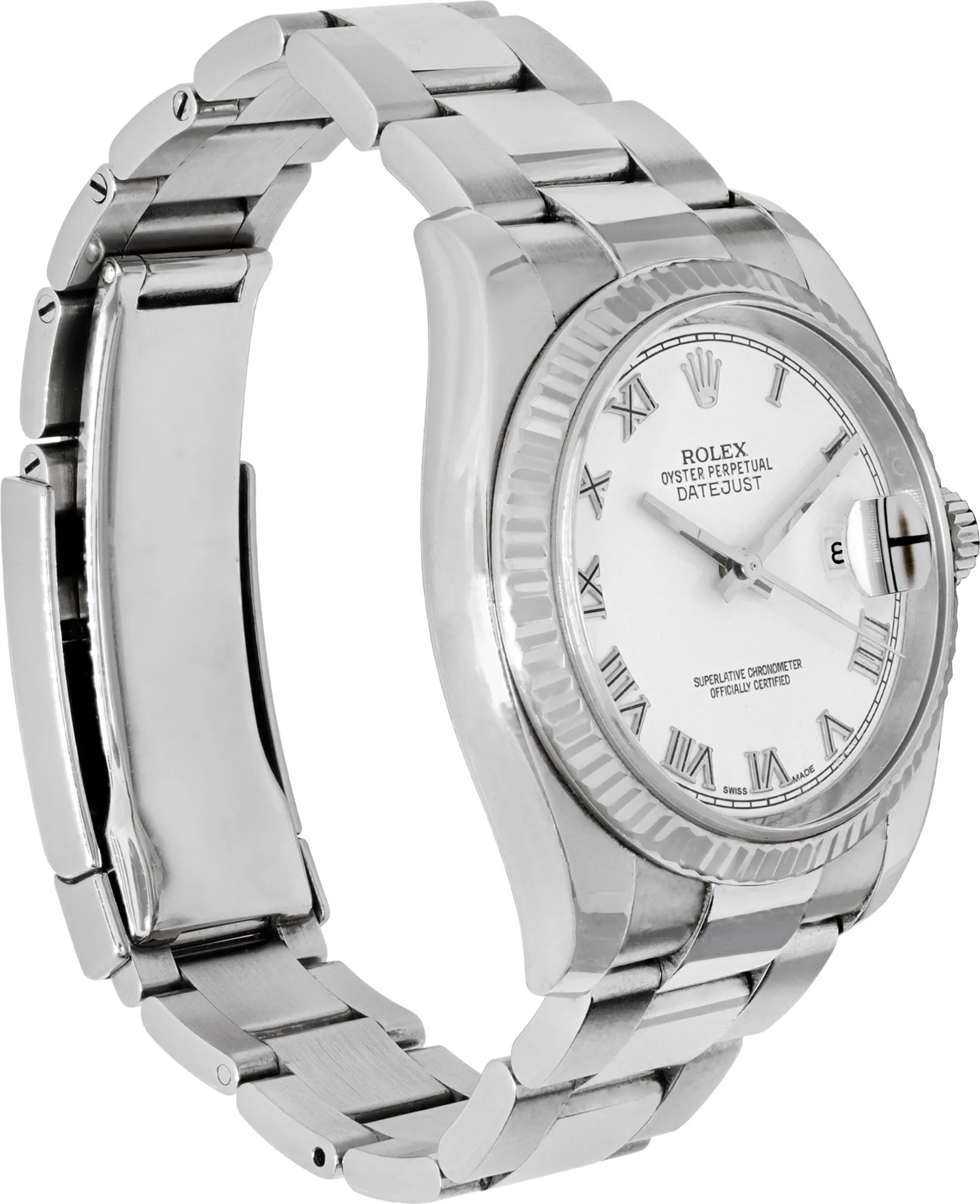 Rolex Datejust 36 116234 36mm Stainless steel White 2