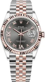 Rolex Datejust 36 126231-0023 Oystersteel and Everose gold Gray