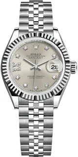 Rolex Lady-Datejust 279174-0021 White gold and Stainless steel Silver