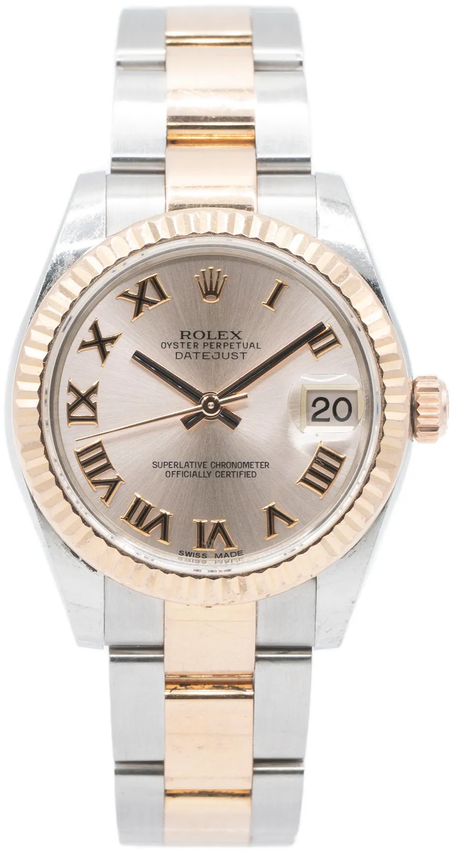 Rolex Datejust 31 178271 31mm Rose gold and Stainless steel Champagne