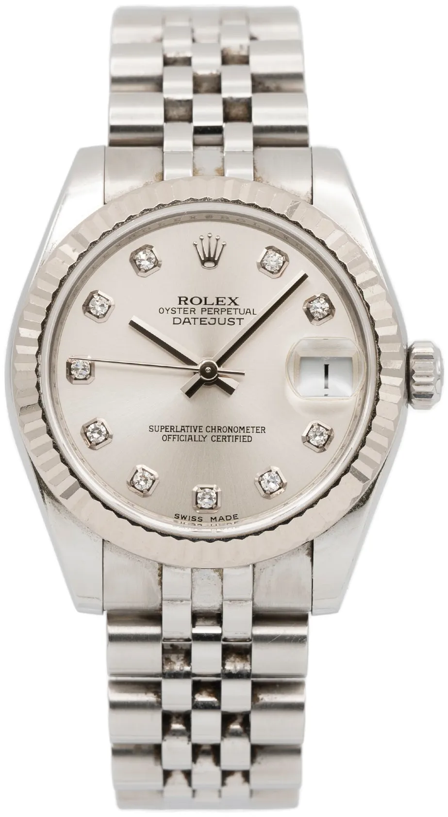 Rolex Datejust 31 178274 31mm White gold and Stainless steel Silver