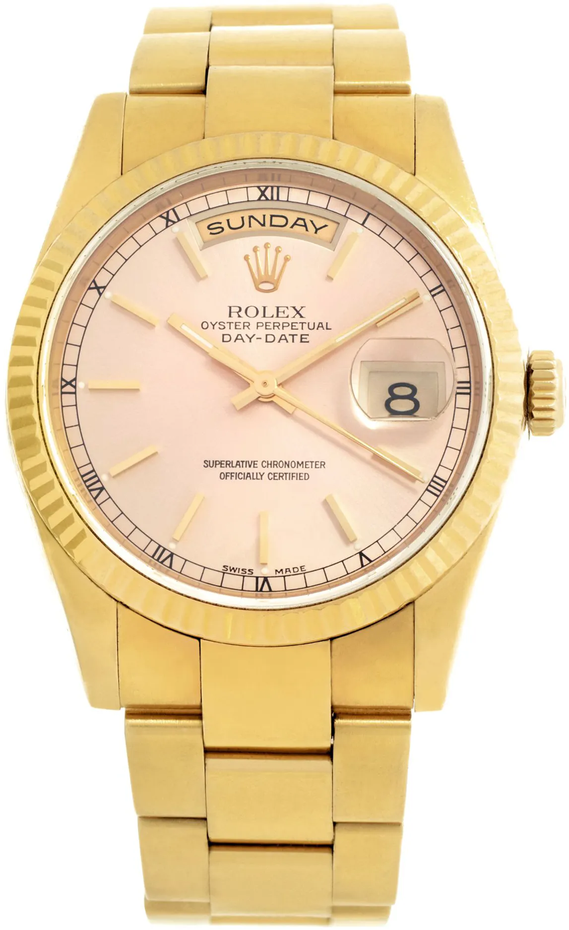 Rolex Day-Date 36 118238 36mm 18k Champagne