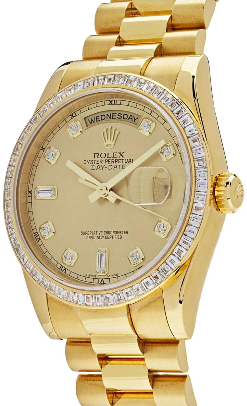 Rolex Day-Date 36 118398BR 36mm Yellow gold Gold 2