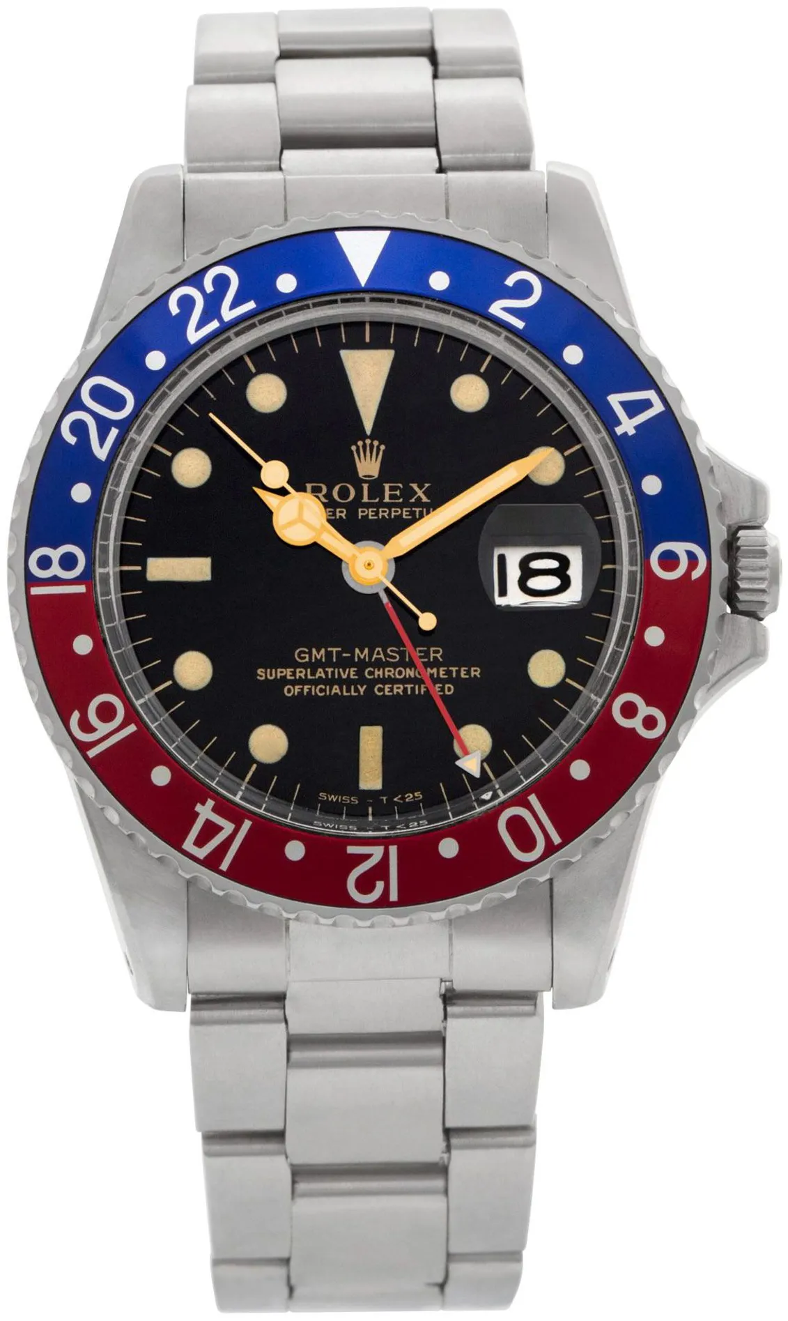 Rolex GMT-Master 1675 39mm Stainless steel Black