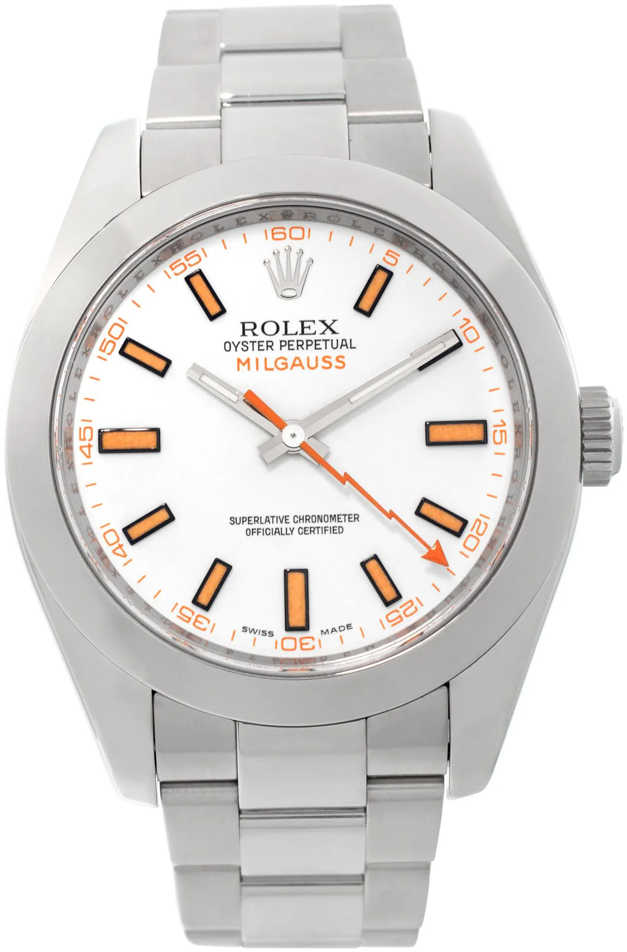 Rolex Milgauss 116400 40mm Stainless steel White