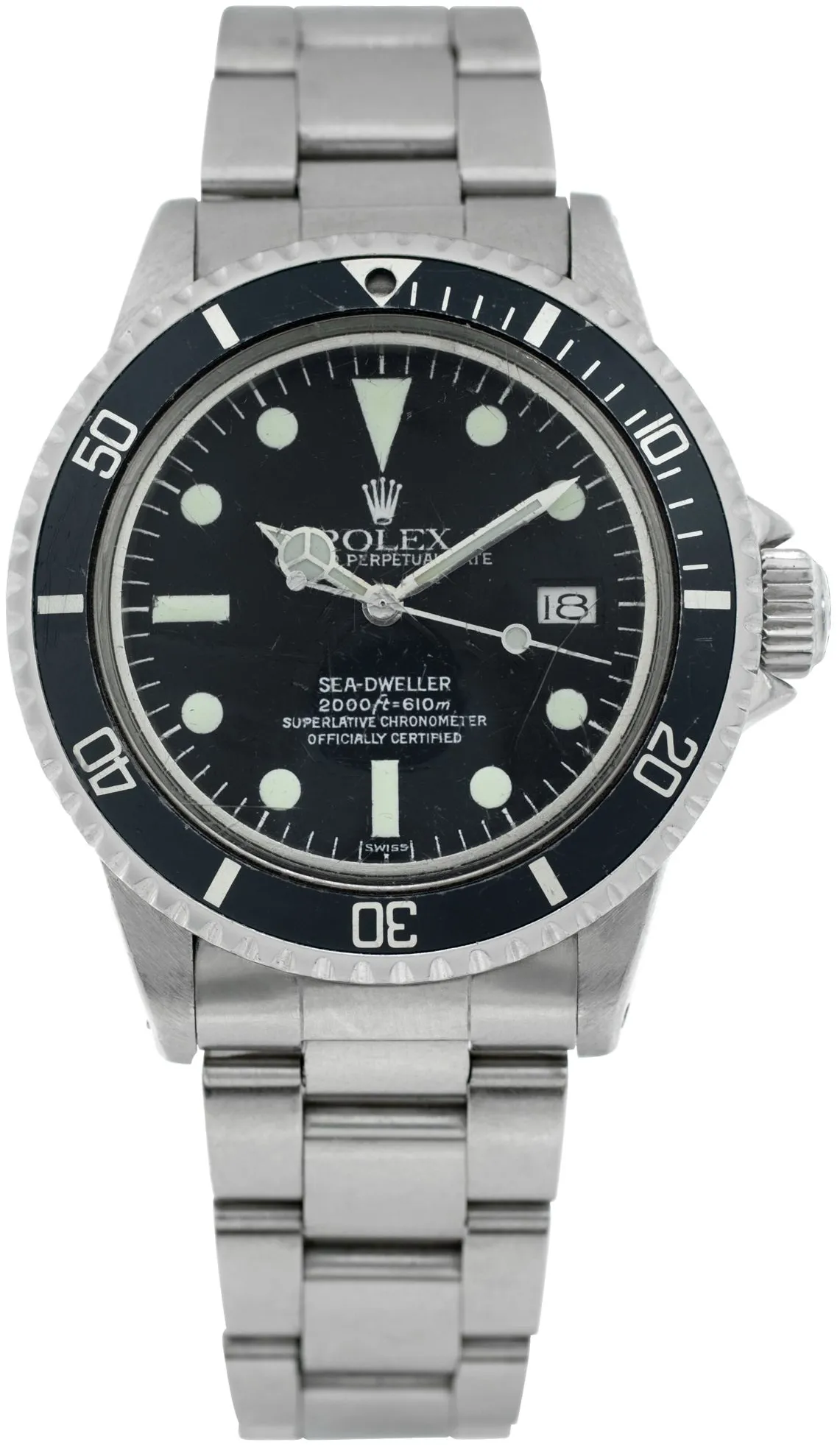 Rolex Sea-Dweller 1665 40mm Stainless steel Black