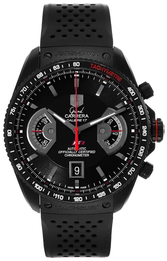 TAG Heuer Grand Carrera CAV518B.FC6237 43mm Titanium Black