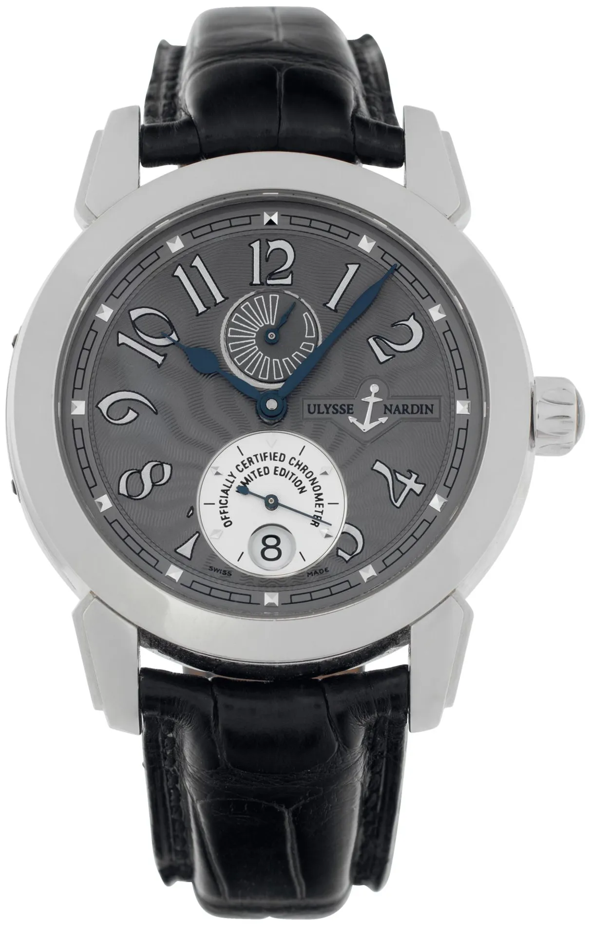 Ulysse Nardin San Marco 279-82 40mm Platinum Gray