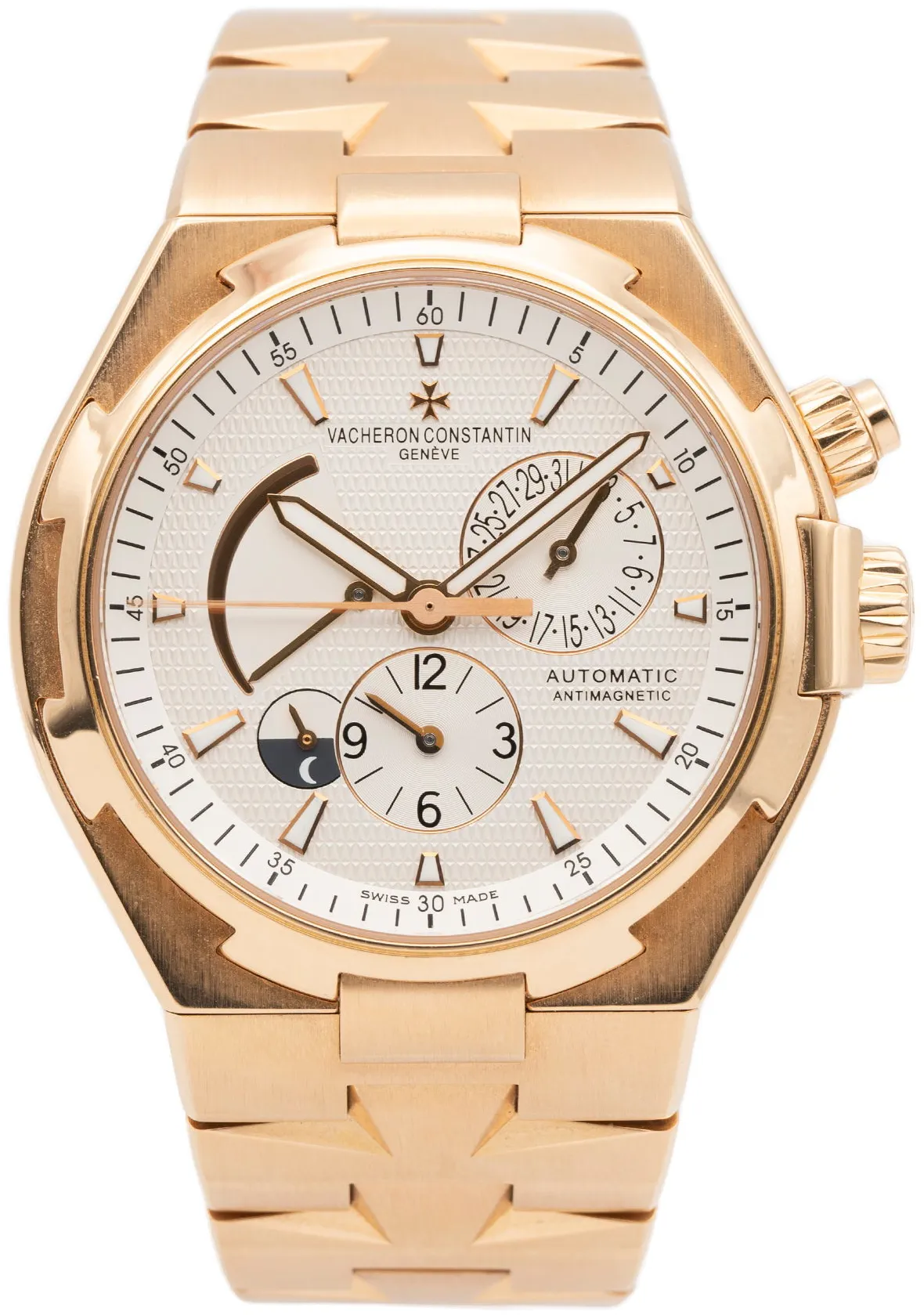 Vacheron Constantin Overseas Dual Time 47450/B01R-9404 42mm Rose gold White