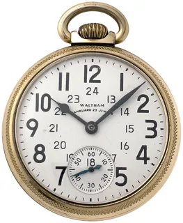 Waltham Watch Company Vanguard W526192 20mm Gold Fill White