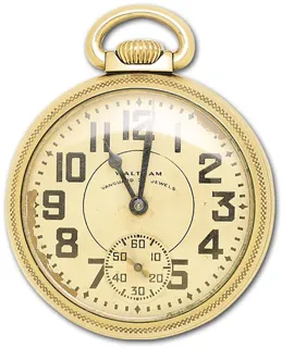 Waltham Watch Company pocket watch Yellow gold