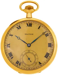 Waltham Watch Company pocket watch 337299 14k Golden