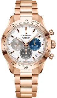 Zenith Chronomaster Sport 18.3101.3600/69.M3100 Yellow gold and Stainless steel Silver