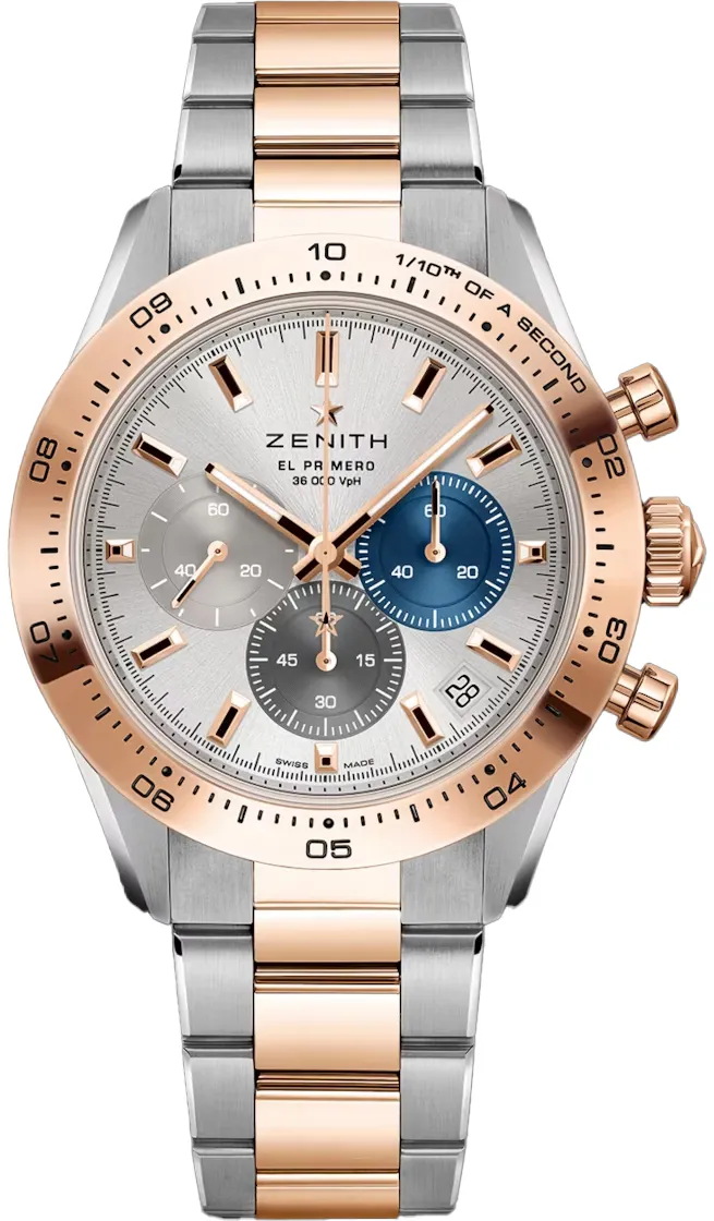 Zenith Chronomaster Sport 51.3100.3600/69.M3100 41mm Yellow gold and Stainless steel Silver