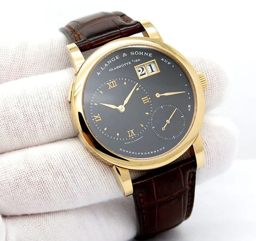 A. Lange & Söhne Lange 1 101.031 38.5mm Rose gold Black