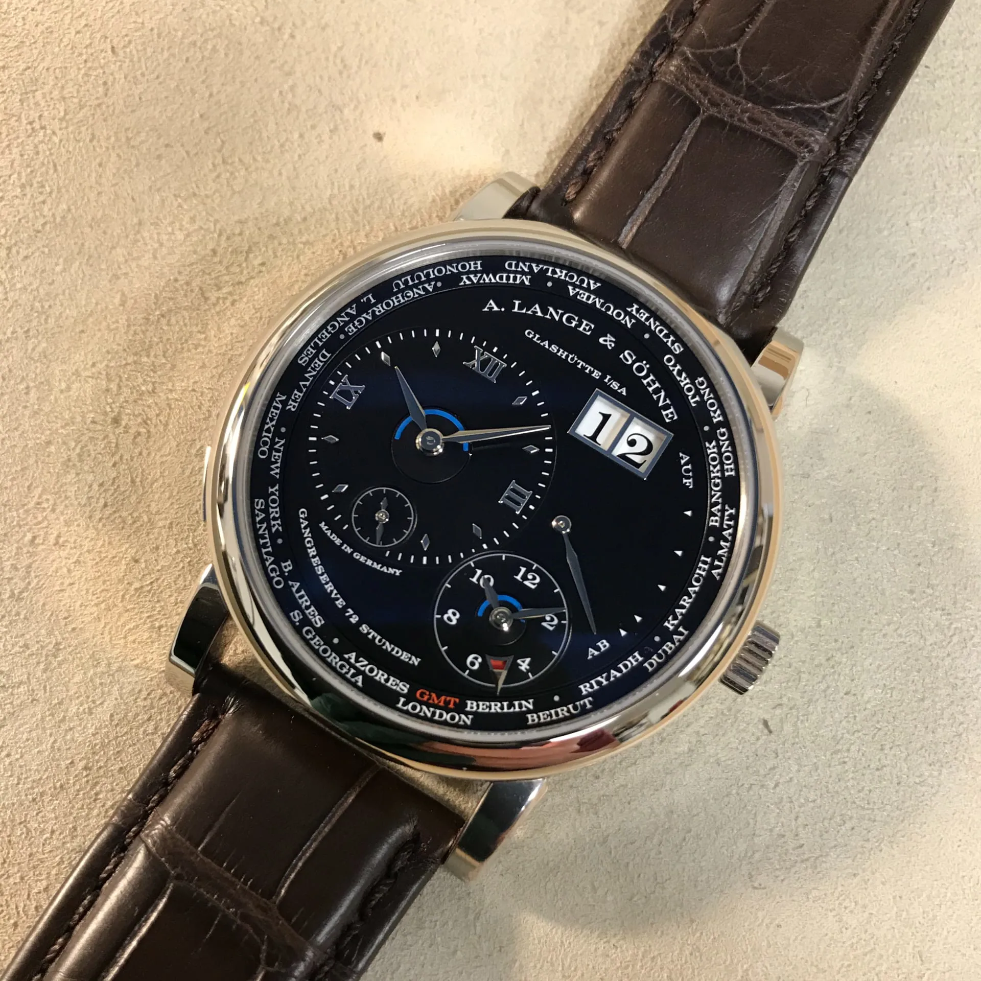 A. Lange & Söhne Lange 1 136.029 42mm White gold Black