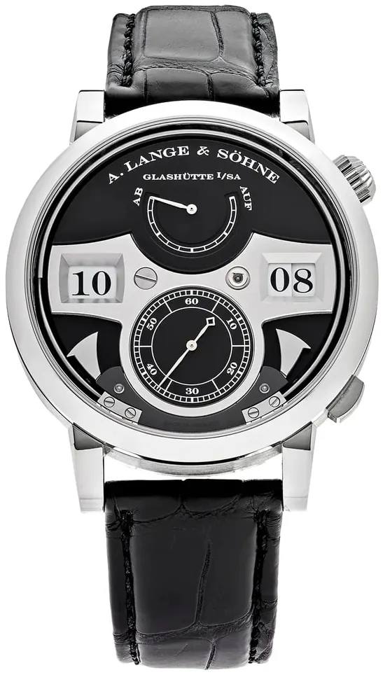 A. Lange & Söhne Zeitwerk 145.029 44mm White gold Black