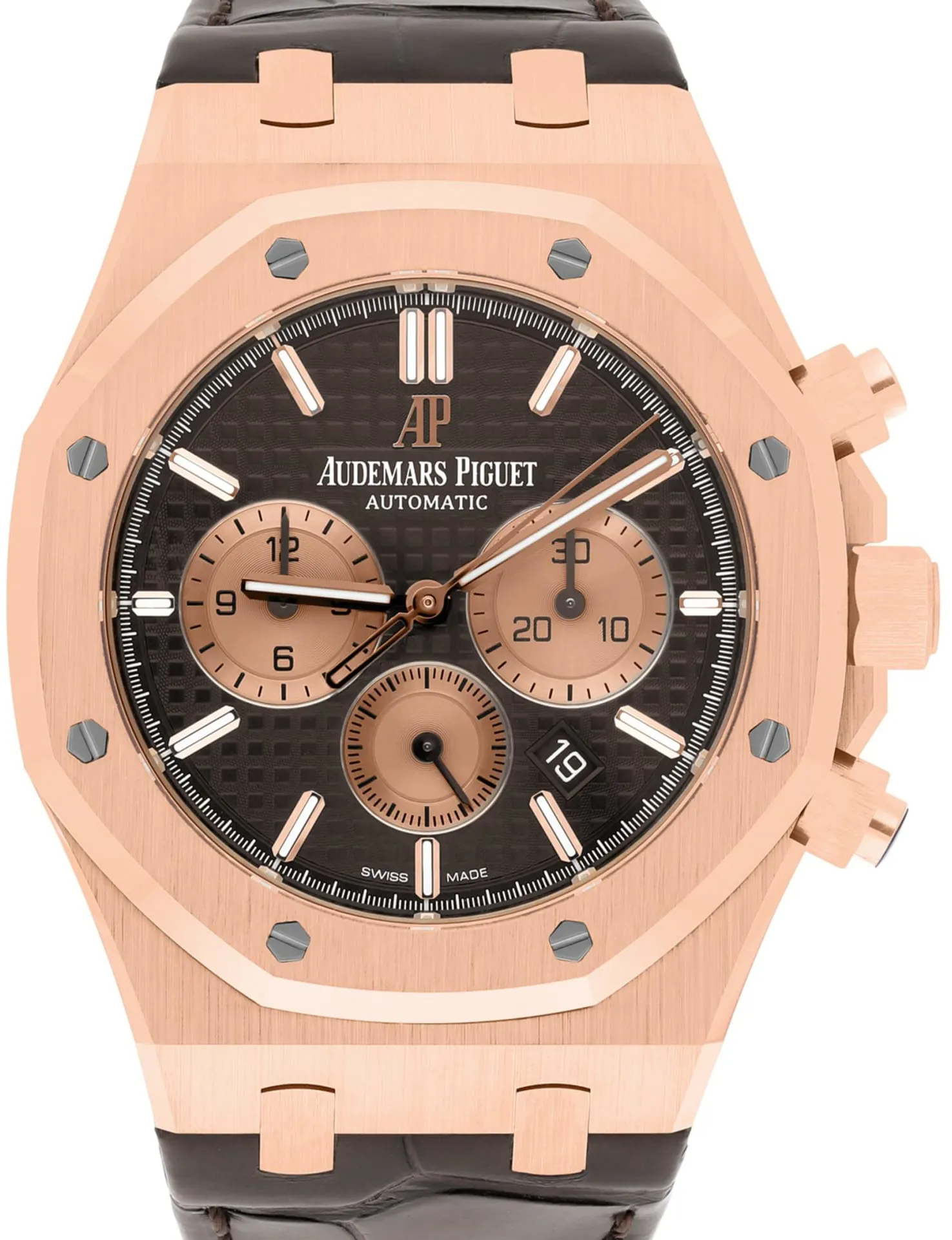 Audemars Piguet Royal Oak 26331OR.OO.D821CR.01 41mm Rose gold Brown