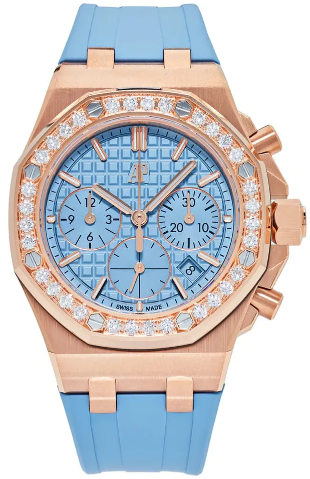 Audemars Piguet Royal Oak Offshore Chronograph 26231OR.ZZ.A085CA.01 37mm Rose gold Light blue