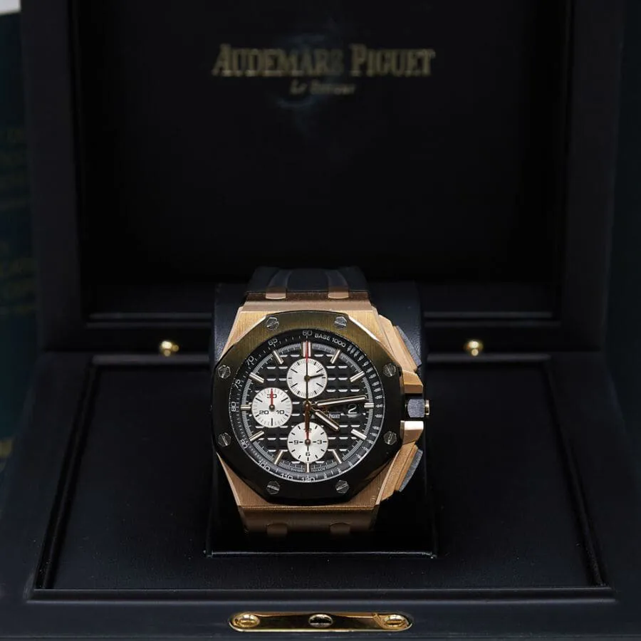 Audemars Piguet Royal Oak Offshore 26400RO.OO.A002CA.01 44mm Rose gold Black