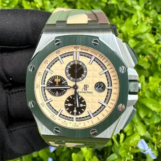 Audemars Piguet Royal Oak Offshore 26400SO.OO.A054CA.01 Stainless steel Beige