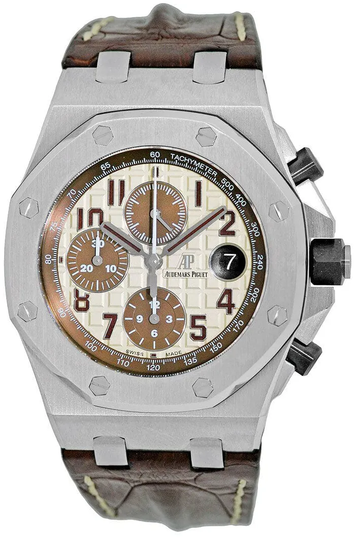 Audemars Piguet Royal Oak Offshore 26470ST.OO.A801CR.01 42mm Stainless steel Beige