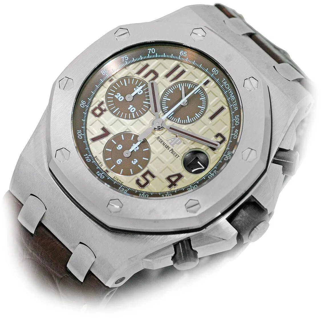 Audemars Piguet Royal Oak Offshore 26470ST.OO.A801CR.01 42mm Stainless steel Beige 4