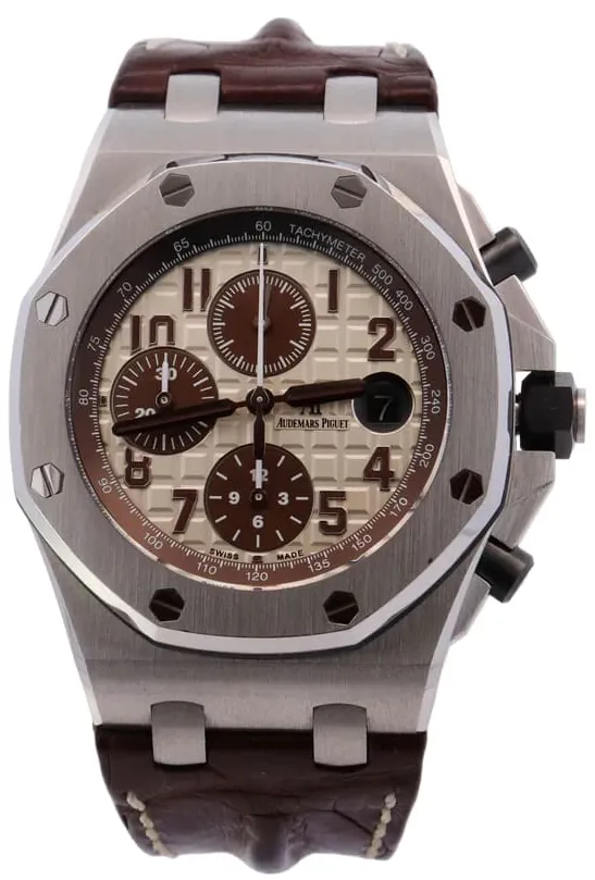 Audemars Piguet Royal Oak Offshore 26470ST.OO.A801CR.01 42mm Stainless steel Beige