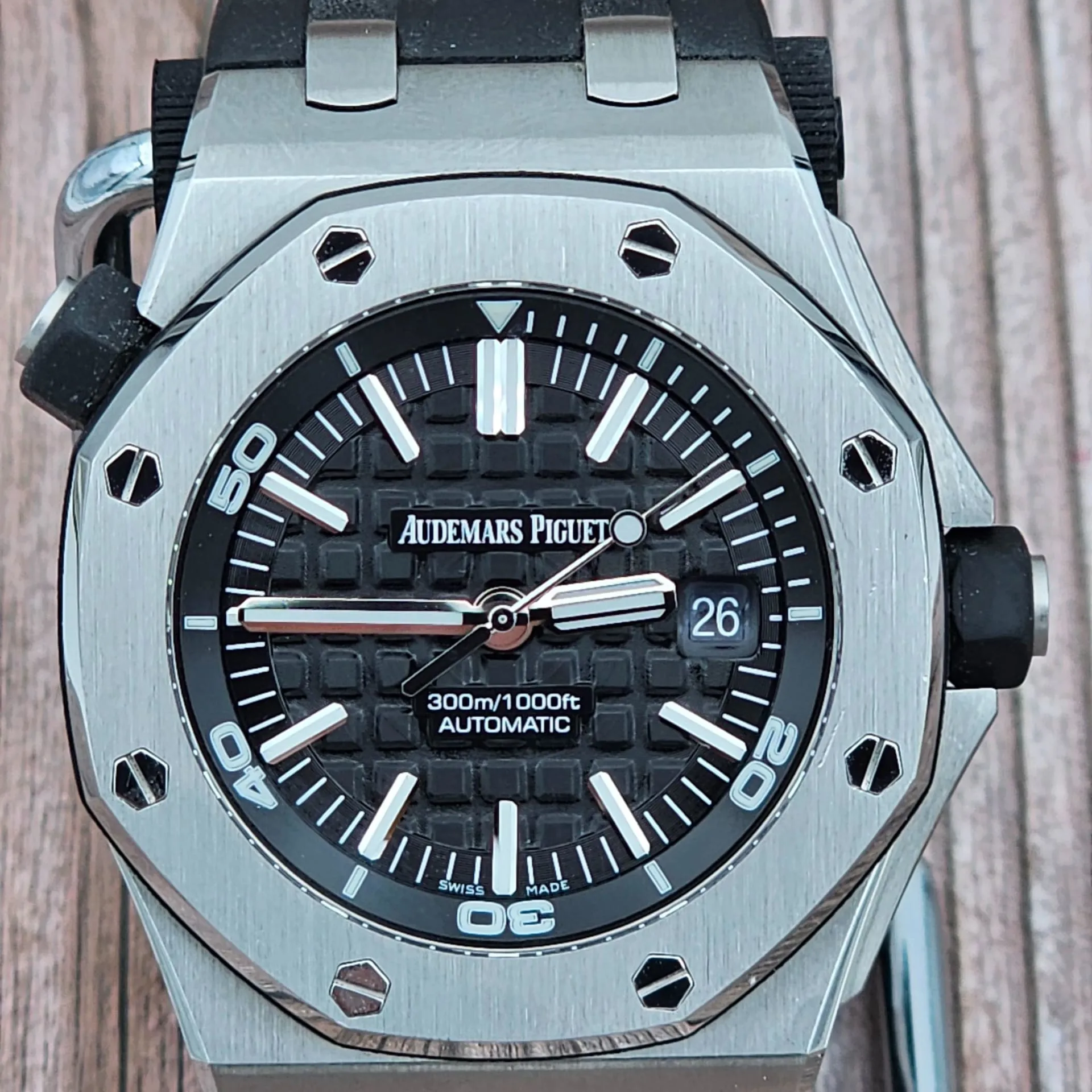 Audemars Piguet Royal Oak Offshore Diver 15703ST.OO.A002CA.01 42mm Stainless steel Black