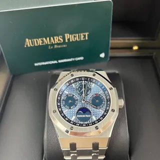 Audemars Piguet Royal Oak Perpetual Calendar 26574ST.OO.1220ST.03 Stainless steel Blue