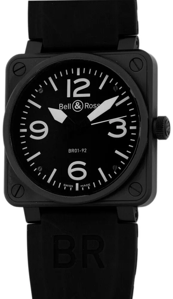 Bell & Ross Heritage BR 01-92 46mm Stainless steel and PVD Black