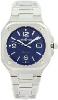 Bell & Ross Instruments BR05A-BLU-ST/SST Stainless steel Blue