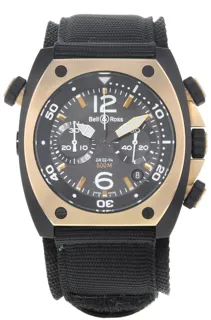 Bell & Ross Marine BR02-CHR-BICOLOR Rose gold and Stainless steel Black